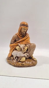 Stampo Vintage Natale Olanda Natività PASTORE INGINOCCHIATO CON AGNELLO - Foto 1 di 6