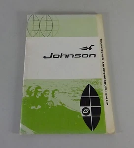 Betriebsanleitung / Handbuch Johnson Bootsmotor E-4 PS Stand ca. 1972 - Bild 1 von 4