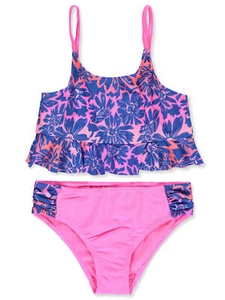 Limited Too Girls' 2-Piece Swimsuit Set - Picture 1 of 6