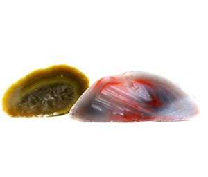 2 Agate Nodule, polished halves Agate Creek Queensland Australia, (EA10188) - Picture 1 of 8