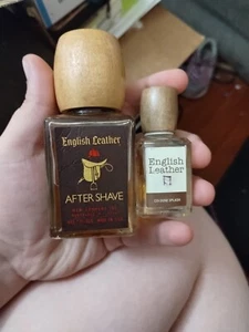 DANA FRAGRANCES ENGLISH LEATHER AFTER SHAVE SPLASH 2oz & COLOGNE .6oz NWOB (2PC - Picture 1 of 1