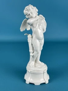 Statua “Amore Sdegnato” Angelo In Porcellana Ginori Serie Capodimonte XX Sec. - Foto 1 di 14