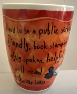Librarian Occupation Job History & Heraldry Coffee Tea Cup Mug - Picture 1 of 6