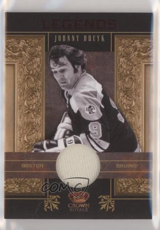 2010-11 Panini Crown Royale Legends Materials /100 Johnny Bucyk #2 HOF - Image 1 of 2