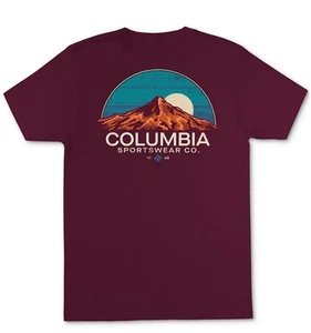 Columbia Men's Trenta Mountain Graphic Short Sleeve Crewneck T-Shirt Medium NWT - Picture 1 of 2