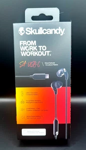 NUOVO Skullcandy Set Cuffie In-Ear Cablate USB-C - Vero Nero (S2SXY-N740) - Foto 1 di 2