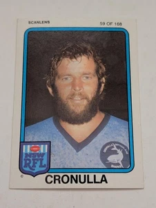 1981 Scanlens Rugby League Card #59/168 Steve Kneen Cronulla Sharks - Bild 1 von 2