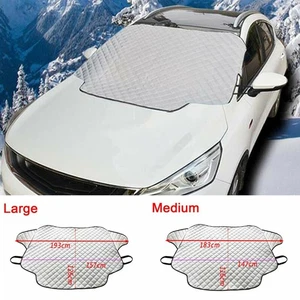 Magnet Car Windshield Cover Sun Shade Protector Winter Snow Ice Dust Frost Guard - Picture 1 of 32