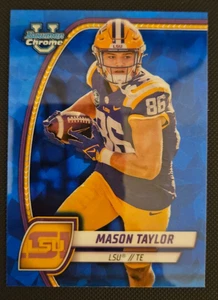 2024 Bowman Chrome University Sapphire Edition #128 Mason Taylor! - Picture 1 of 2