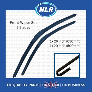 Land Rover Discovery Sport 2014 onwards Front Wiper Blades (26" + 20") CP - Picture 1 of 1