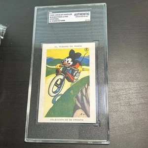 Amatller Cioccolato anni '30 Spagna El Tesoro de Rabin Topolino #5 SGC Autore - Foto 1 di 2