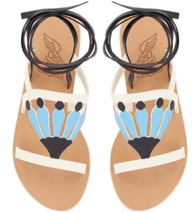 $285 Sandalias Griegas Antiguas Lilly Aladas •40/9•Envoltura Bolsa para el Polvo Gladiador Zapatos $285 - Imagen 1 de 10