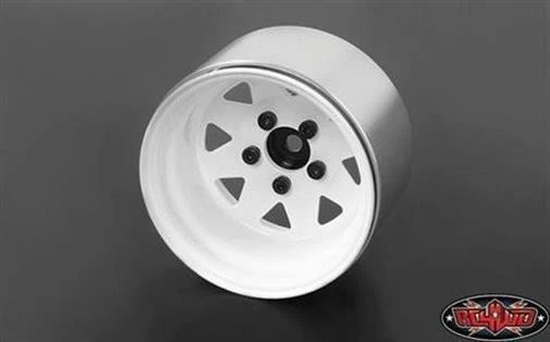 RC4WD 5 Lug Deep Dish Wagon 1.9 Steel Stamped BeadlockWheels White / RC4ZW0242 - Bild 1 von 1