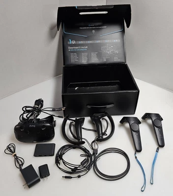 HTC Vive Virtual Reality Headset Wired As Is Untested - Image 1 of 4