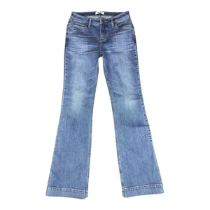 Wrangler Retro Mae Bootcut Jeans Women’s 27x34 Blue Denim Flare Cotton Stretch - Picture 1 of 11
