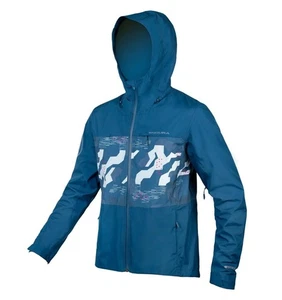 Endura Singletrack II Waterproof Jacket Men Medium Blueberry – Mountain Bike - Picture 1 of 2