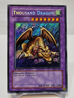 Thousand Dragon MRD-143 Secret Rare 1st Edition Asian English AE Yugioh 7065 - Image 1 of 4