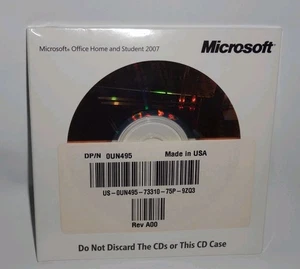 Microsoft Office Home and Student 2007 with Product Key 2006 Microsoft Cop NEW - Picture 1 of 16