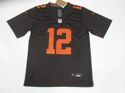 Camiseta alternativa masculina Shedeur Sanders #12 Cleveland Browns OnField - Imagem 1 de 3