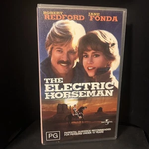 The Electric Horseman VHS 1979 Stars Robert Redford Sml Case Tested GC - Picture 1 of 7