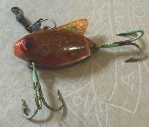 Señuelo de Pesca Heddon Tamaño Pequeño 4,5 cm-RARO De Colección-Naranja. Mancha. - Imagen 1 de 3