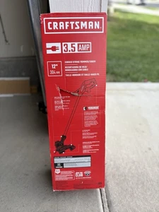CRAFTSMAN 3.5 AMP CORDED 12” STRING TRIMMER EDGER New - Picture 1 of 3