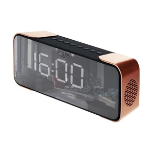 Adler AD 1190 Funkwecker mit Radio Kupfer Design digital Radiowecker Wecker LED - Bild 1 von 6