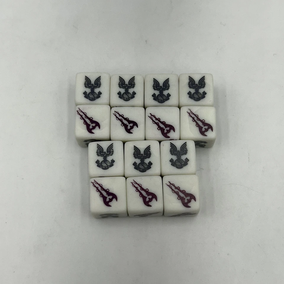 2008 Halo Interactive Strategy Game  Replacement Parts 14 Dice Lot RPG - Image 1 of 4