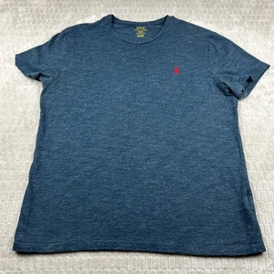 Polo Ralph Lauren Hemd Herren Mittelblau Kurzarm Classic Fit Pony Stretch - Bild 1 von 7