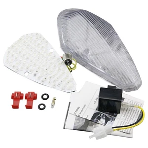 Clear LED Brake Tail Light Turn Signal Fit Honda VTX1300 VTX1800 1800T REYRO - Picture 1 of 1