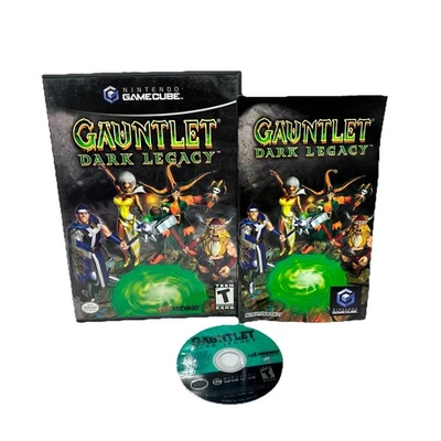 Gauntlet: Dark Legacy 任天堂 GameCube 电子游戏 2002 年中途岛 完整 全新带盒 漂亮 — 第 1/4 张图片