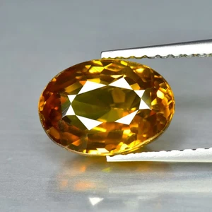 3.22Ct Oval, Gorgeous Sparkles Unheated Yellow Zircon _Sri-Lanka - Picture 1 of 1
