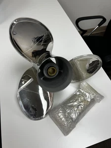 15 5/8x13 Outboard Propeller For Evinrude&Johnson 90-300HP 15 Tooth Stainless - Picture 1 of 6