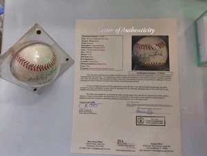 Whitey Ford - Autographed Signed Baseball - New York Yankees MLB - JSA COA - Picture 1 of 3