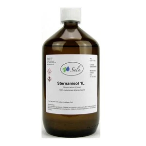 Sala Sternanisöl 100% naturrein ätherisches Anis Öl 1 L 1000 ml Glasflasche - Bild 1 von 3
