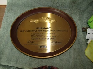 Vintage 1977 Ford Fairmont Dealer Sales AWARD Most Successful New Model Rare - Picture 1 of 4
