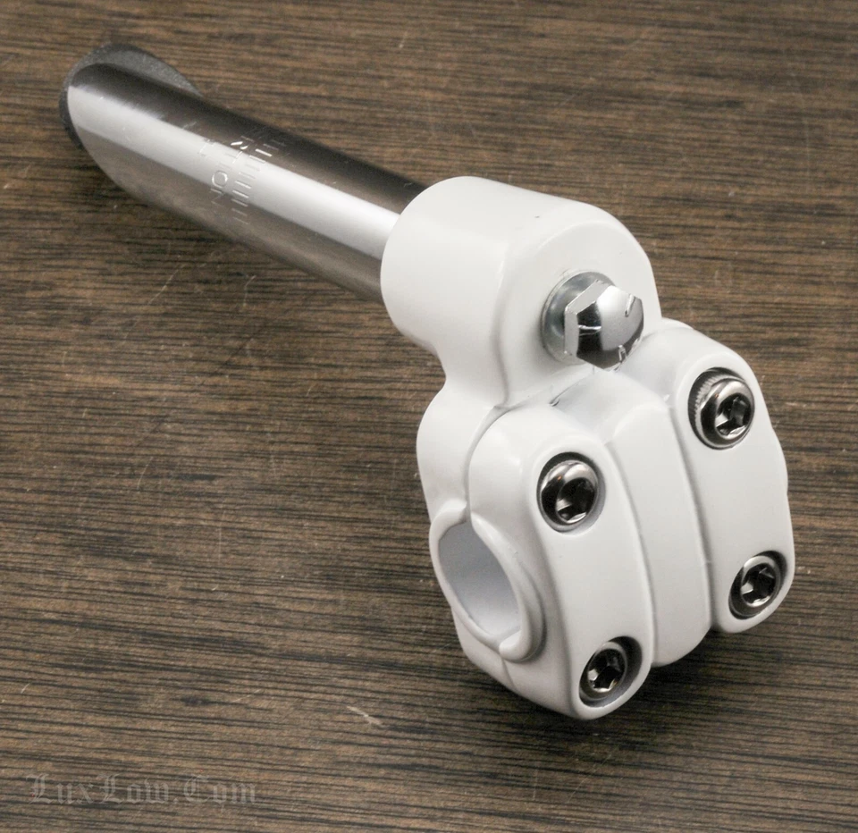 Bicicleta BMX de aleación de 7/8" 22,2 mm de la vieja escuela 4 pernos pluma vástago bicicleta de crucero de colección Foto 1 de 1