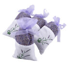 4Pcs Dried Lavender Bud Sachets Flower Scent Aromatic Fragrant Organza Bags It