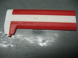 EXXON OIL CO 3.5'' OD ID CALIPER INCHES & METRIC VINTAGE ORIGINAL - Picture 1 of 3