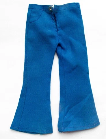 1970 BROADWAY JOE NAMATH 12" mego football figure - DOUBLE COVERAGE - Blue PANTS Cover