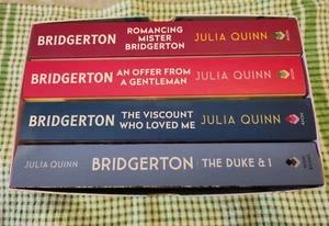 Bridgerton Boxed Set - Book 1 - 4 (The Duke & I + The Viscount who Loved Me + 2) - Picture 1 of 12