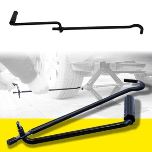 US Folding Car Scissor Jack Crank Lever Handle Rocker Lift Rod Post Hand Tool - Picture 1 of 11