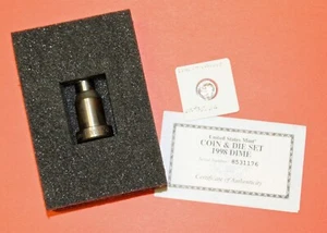 United States Mint Coin & Die Set-1998 Dime - Picture 1 of 9