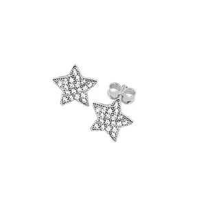 SO COSI earrings studs silver star with stones wishing on a star ESP-ER007 - Picture 1 of 2