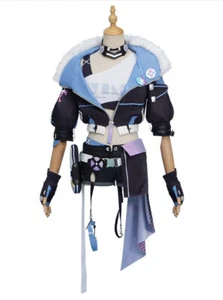 Honkai Star Rail Silver Wolf Cosplay Halloween Costume Anime Dress Set Outfit  - Picture 1 of 22
