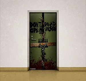 AMC The Walking Dead Dead Inside Door Decor, Life Size Dead Inside Door Cling - Picture 1 of 3