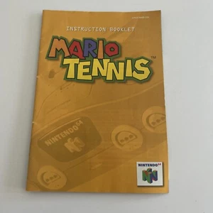 Mario Tennis Nintendo 64 N64 Authentic Instruction Manual Booklet Only - Picture 1 of 2
