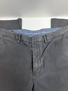 J.Crew Bowery Men’s Classic Fit Gray Cotton Twill Trousers Size 32 X 34 - Picture 1 of 9