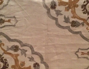 CLAREMONT Penny Morrison Waverton Suzani Linen Remnant New - Picture 1 of 1