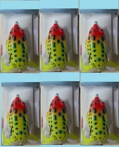 6 Frogs Fishing Lures Frog Topwater Crankbait Bait Tackle 1/2oz or 1/4oz 2-3/8" - Picture 1 of 3